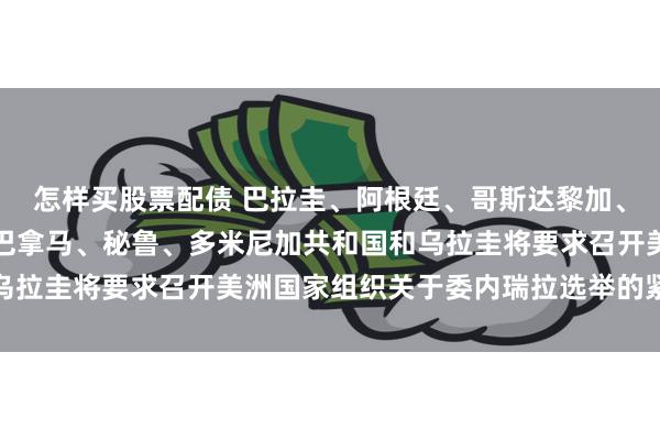 怎样买股票配债 巴拉圭、阿根廷、哥斯达黎加、厄瓜多尔、危地马拉、巴拿马、秘鲁、多米尼加共和国和乌拉圭将要求召开美洲国家组织关于委内瑞拉选举的紧急会议